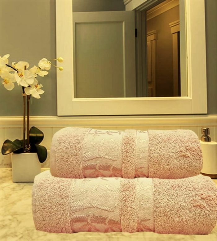 Set 2 prosoape baie Best Cotton - Bambus cappuccino, 100% bambus, 70x140 cm - imagine 3