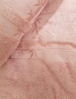 Set 2 prosoape baie Best Cotton - Bambus roz pudra, 100% bambus, 70x140 cm - imagine 3