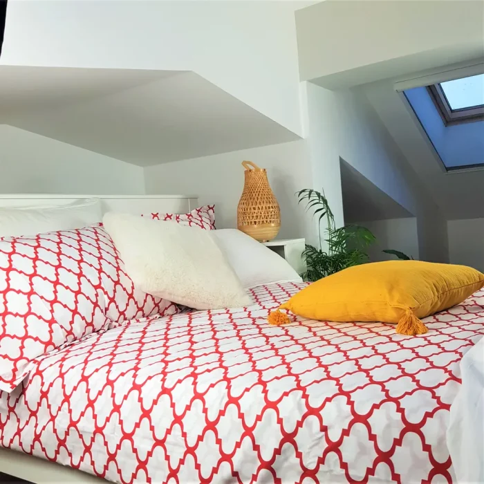 Pachet cearceaf de pat 220x240 cm + 2 fete de perna 50x70 cm Best Cotton Deco 17 - Ranforce color, 100% bumbac - imagine 2