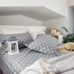 Pachet cearceaf de pat 220x240 cm + 2 fete de perna 50x70 cm Best Cotton Deco 5 - Ranforce color, 100% bumbac