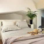 Pachet cearceaf de pat 220x240 cm + 2 fete de perna 50x70 cm Best Cotton Deco 3 - Ranforce color, 100% bumbac - imagine 2