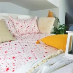 Pachet cearceaf de pat 220x240 cm + 2 fete de perna 50x70 cm Best Cotton Deco 7 - Ranforce color, 100% bumbac - imagine 5
