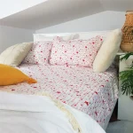 Pachet cearceaf de pat 220x240 cm + 2 fete de perna 50x70 cm Best Cotton Deco 7 - Ranforce color, 100% bumbac - imagine 2