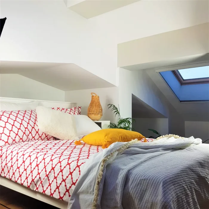 Pachet cearceaf de pat 220x240 cm + 2 fete de perna 50x70 cm Best Cotton Deco 17 - Ranforce color, 100% bumbac - imagine 3