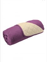 Husa cu doua fete, pentru canapea 2 locuri 125x185cm (sezut) – violet + vanilla - imagine 2
