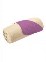 Husa cu doua fete, pentru canapea 2 locuri 125x185cm (sezut) – violet + vanilla - imagine 3