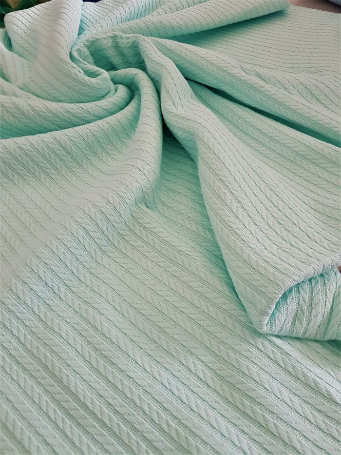 Cuvertura de pat Pique 200x240cm , bumbac 100% - fistic - imagine 4
