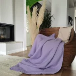 Cuvertura de pat Pique  220x240cm , bumbac 100% - Lila - imagine 2