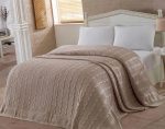 Patura crosetata 220x240cm - Crem - imagine 2