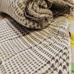 Pilota matlasata , cocolino 575gr/mp, 200x220 cm, alb-gri