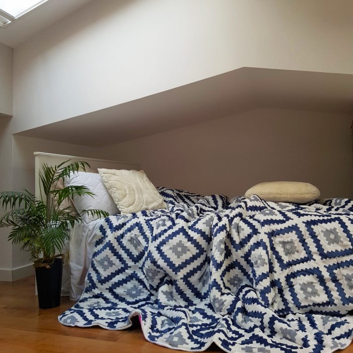 Pilota de vara, matlasata - Fleece, cu 2 fete, 150 g/mp, umplutura fibre naturale, Caro - imagine 3