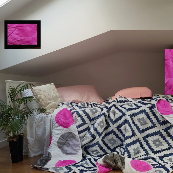 Pilota de vara, matlasata - Fleece, cu 2 fete, 150 g/mp, umplutura fibre naturale, Caro - imagine 2