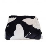 Pilota de vara, matlasata - Fleece, cu 2 fete, 150 g/mp, umplutura fibre naturale, Black Butterfly 2 - imagine 5