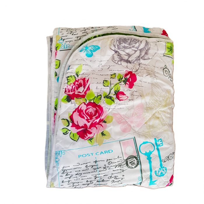 Pilota de vara, matlasata - cu 2 fete, 150 gr/mp, imprimata, umplutura puf siliconizat, Rosses - imagine 4