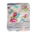 Pilota de vara, matlasata - cu 2 fete, 150 gr/mp, imprimata, umplutura puf siliconizat, Stars - imagine 5