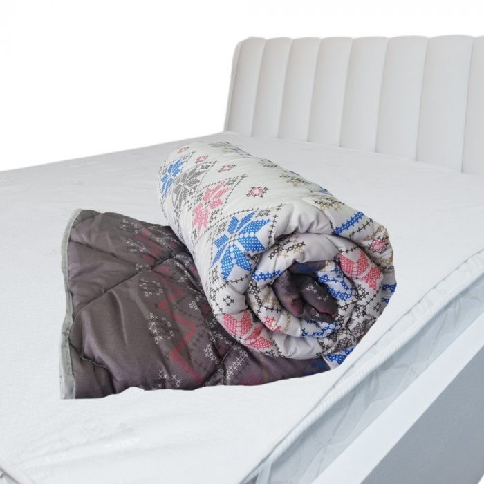 Pilota de iarna calduroasa - 300 gr/mp - 180x200cm, Multicolor - imagine 2