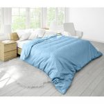 Pilota de iarna calduroasa cu umplutura fibra de bambus – 2200gr – 200x220cm, Albastru