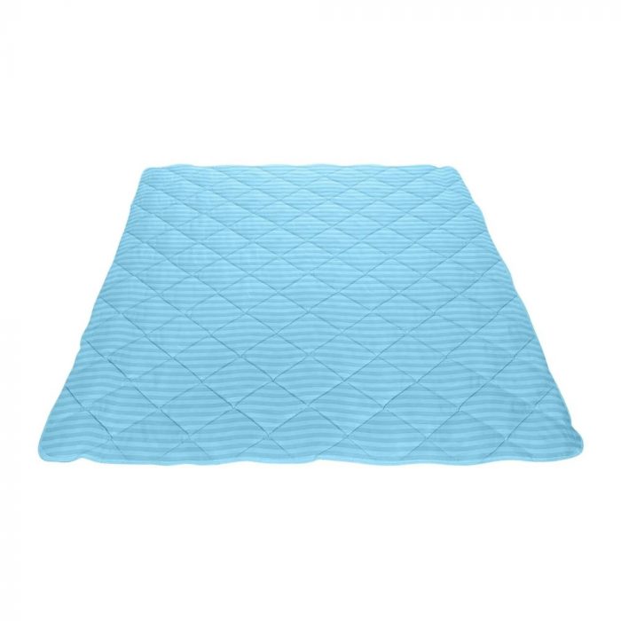 Pilota de iarna calduroasa cu umplutura fibra de bambus – 2200gr – 200x220cm, Albastru - imagine 3