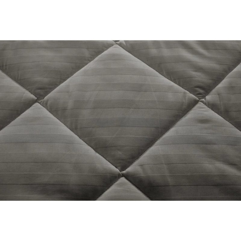 engros-pilota de iarna calduroasa cu umplutura fibra de bambus 2200gr 200x220cm gri 1