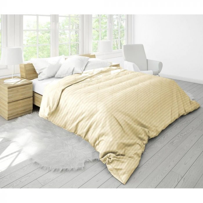 Pilota de iarna calduroasa cu umplutura fibra de bambus – 2200gr – 200x220cm, Bej - imagine 4