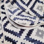 Pilota matlasata, cocolino, 575gr/mp, 180x200 cm, model zigzag - imagine 4