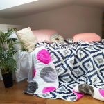 Pilota matlasata, cocolino, 575gr/mp, 180x200 cm, model zigzag