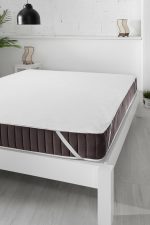 Protectie MATLASATA pentru saltea ,cu elastic 90x200 cm