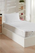 Protectie MATLASATA pentru saltea ,cu elastic 140x200 cm - imagine 2