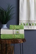 Set 4 prosoape baie , bumbac 100% AVOCADO -2 bucati 50x90cm , 2 bucati 70x140cm - imagine 2