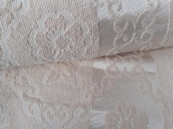 Set 2 Prosop baie Jaquard yvoire - 70x140cm - imagine 2