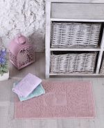 Set 3 prosoape picioare 50x70cm , bumbac 100% CARRY - roz , lila , mavi-blue