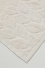 Set 2 prosoape baie Yvoire,100% bumbac ,50x90cm  - Pearl - imagine 4