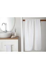 Prosop jacquard - Hotel, fara model - 70x140 cm - 100% bumbac, 600 g/mp, alb - imagine 5