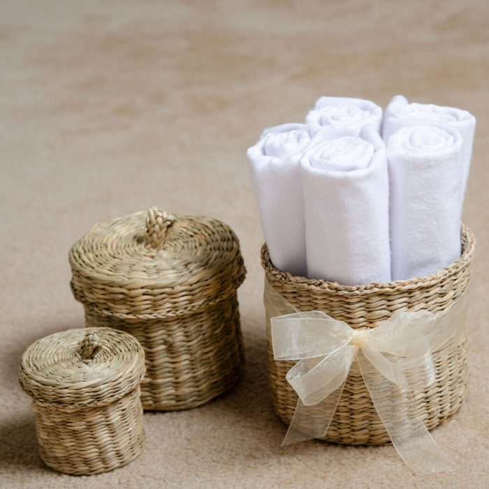 Scutec impermeabil copil /adult 100x100cm - ALB - imagine 2