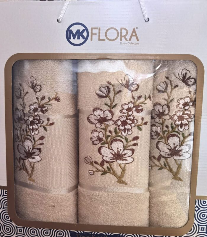 Set 3 prosoape baie - 2 bucati 50x90 cm + 1 bucata 70x140 cm , bumbac 100%  Spa Edition - 123 - imagine 2