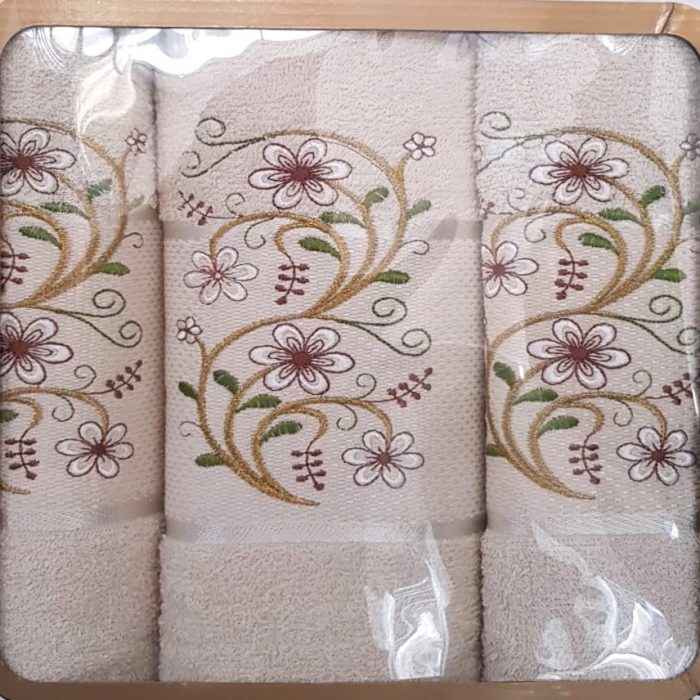 Set 3 prosoape baie - 2 bucati 50x90 cm + 1 bucata 70x140 cm , bumbac 100%  Spa Edition - 200 - imagine 2
