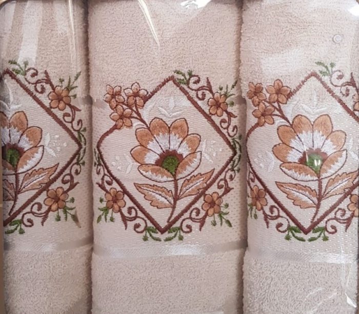 Set 3 prosoape baie - 2 bucati 50x90 cm + 1 bucata 70x140 cm , bumbac 100%  Spa Edition - 206 - imagine 2