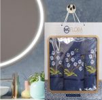 Set 3 prosoape baie - 2 bucati 50x90 cm + 1 bucata 70x140 cm , bumbac 100%  Spa Edition - 207