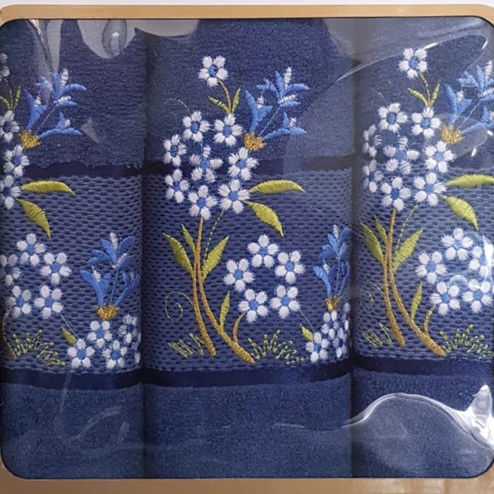 Set 3 prosoape baie - 2 bucati 50x90 cm + 1 bucata 70x140 cm , bumbac 100%  Spa Edition - 201 - imagine 2