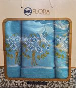 Set 3 prosoape baie - 2 bucati 50x90 cm + 1 bucata 70x140 cm , bumbac 100%  Spa Edition - 120 - imagine 2