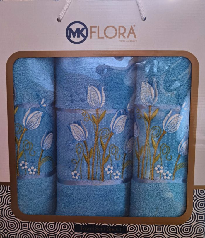 Set 3 prosoape baie - 2 bucati 50x90 cm + 1 bucata 70x140 cm , bumbac 100%  Spa Edition - 121 - imagine 2