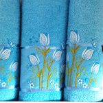 Set 3 prosoape baie - 2 bucati 50x90 cm + 1 bucata 70x140 cm , bumbac 100%  Spa Edition - 121