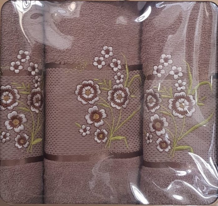 Set 3 prosoape baie - 2 bucati 50x90 cm + 1 bucata 70x140 cm , bumbac 100%  Spa Edition - 203 - imagine 2