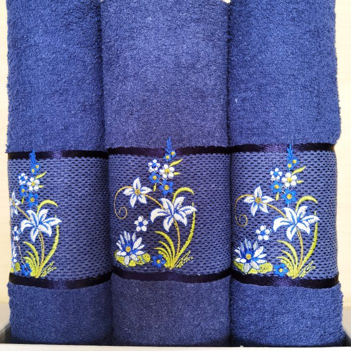 Set 3 prosoape baie - 2 bucati 50x90 cm + 1 bucata 70x140 cm , bumbac 100%  Spa Edition - 100 - imagine 2