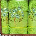 Set 3 prosoape baie - 2 bucati 50x90 cm + 1 bucata 70x140 cm , bumbac 100%  Spa Edition - 99 - imagine 2