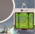 Set 3 prosoape baie - 2 bucati 50x90 cm + 1 bucata 70x140 cm , bumbac 100%  Spa Edition - 99