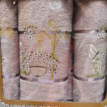 Set 3 prosoape baie - 2 bucati 50x90 cm + 1 bucata 70x140 cm , bumbac 100%  Spa Edition - 86 - imagine 2