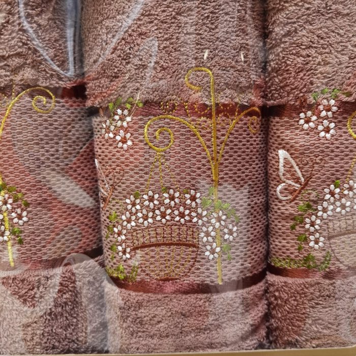 Set 3 prosoape baie - 2 bucati 50x90 cm + 1 bucata 70x140 cm , bumbac 100%  Spa Edition - 82 și - imagine 2