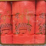 Set 3 prosoape baie - 2 bucati 50x90 cm + 1 bucata 70x140 cm , bumbac 100%  Spa Edition - 87 - imagine 2