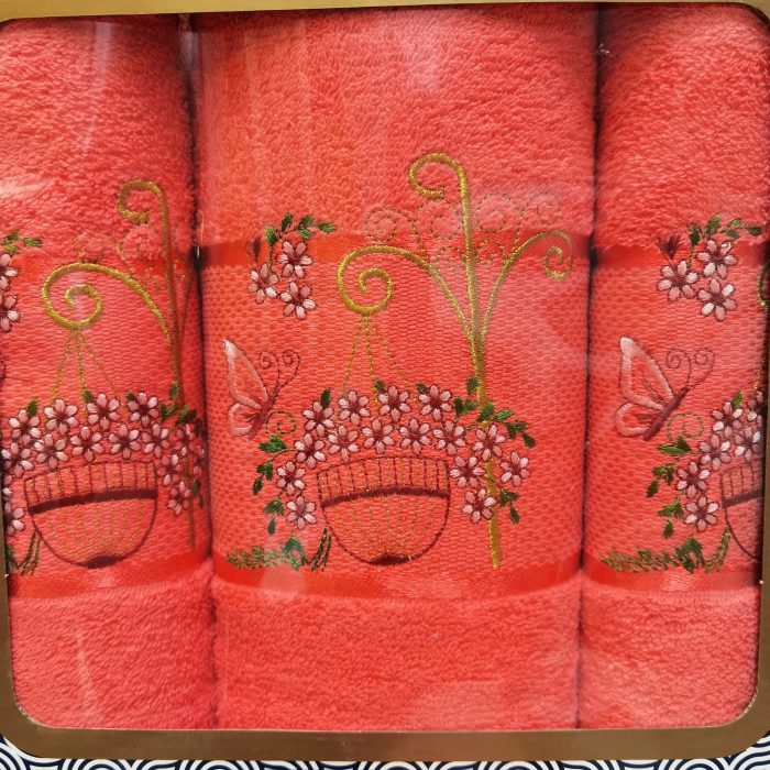 Set 3 prosoape baie - 2 bucati 50x90 cm + 1 bucata 70x140 cm , bumbac 100%  Spa Edition - 87 - imagine 2